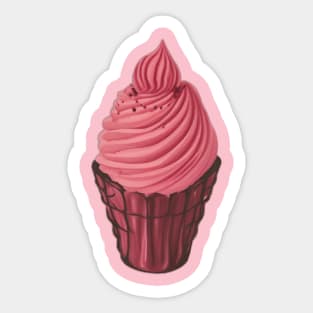 Raspberry sorbet Sticker